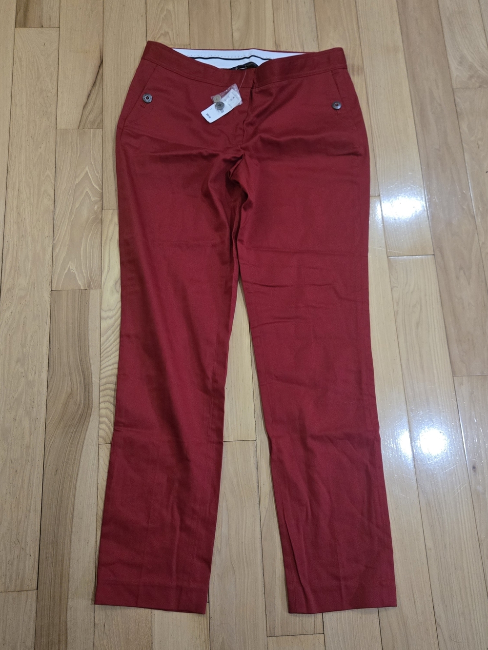 Nwt Brooks Brothers "Natalie Fit" Crimson Red Trousers